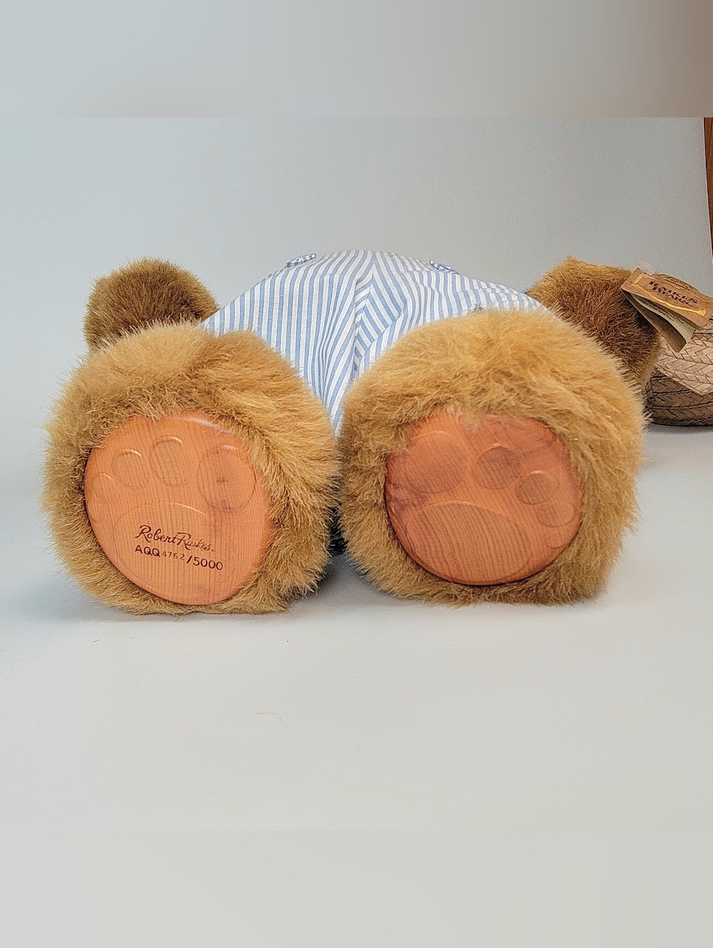 Raikes Bears 1992 Collectible Tom Sawyer Fishing Bear Vintage Brown 18" - Picture 11 of 16